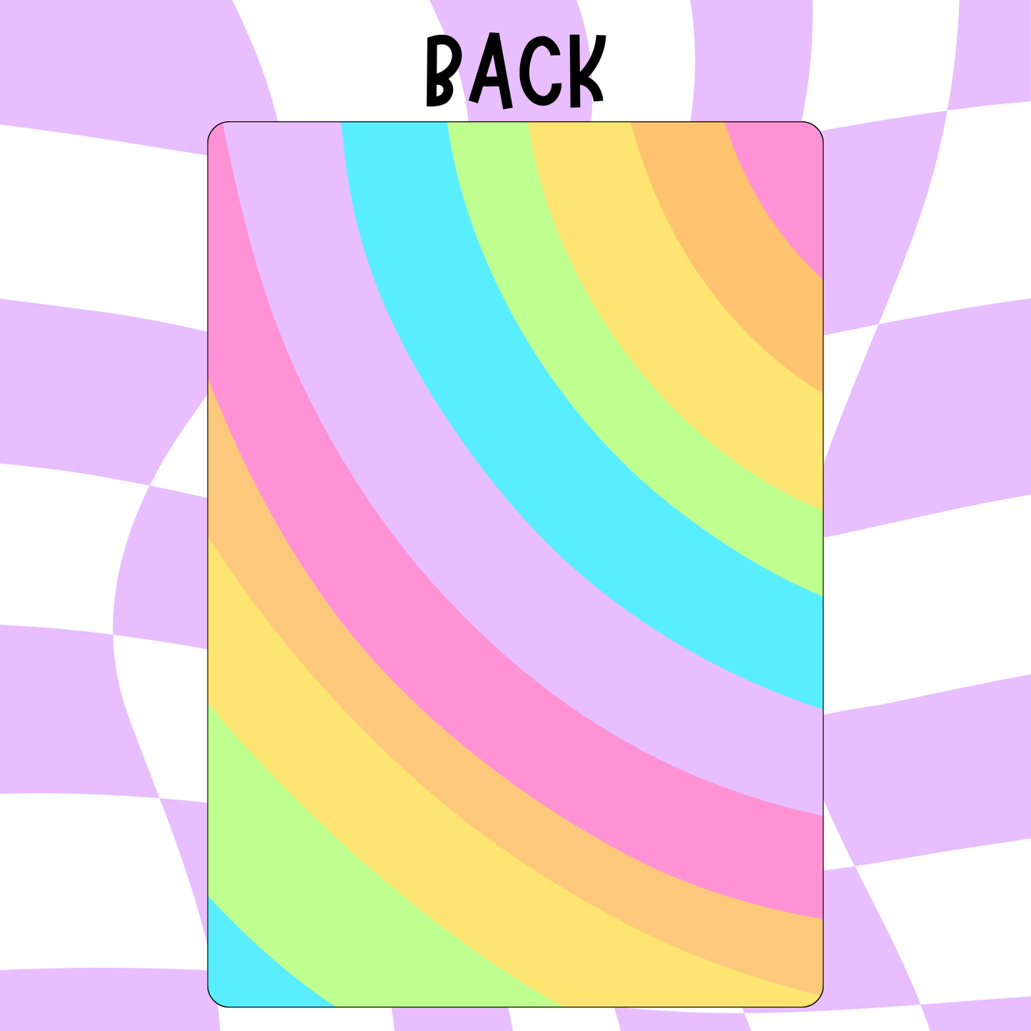Rainbow Composition Notebook Cover