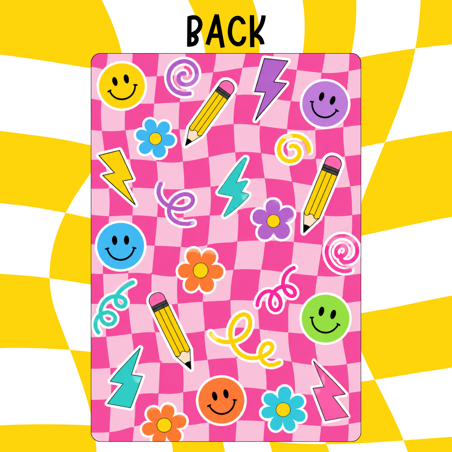 Groovy School Doodle Composition Notebook Cover