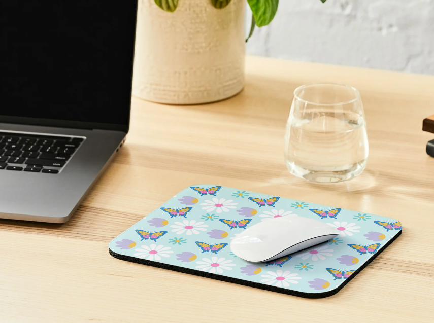 Blue Butterflies Mousepad