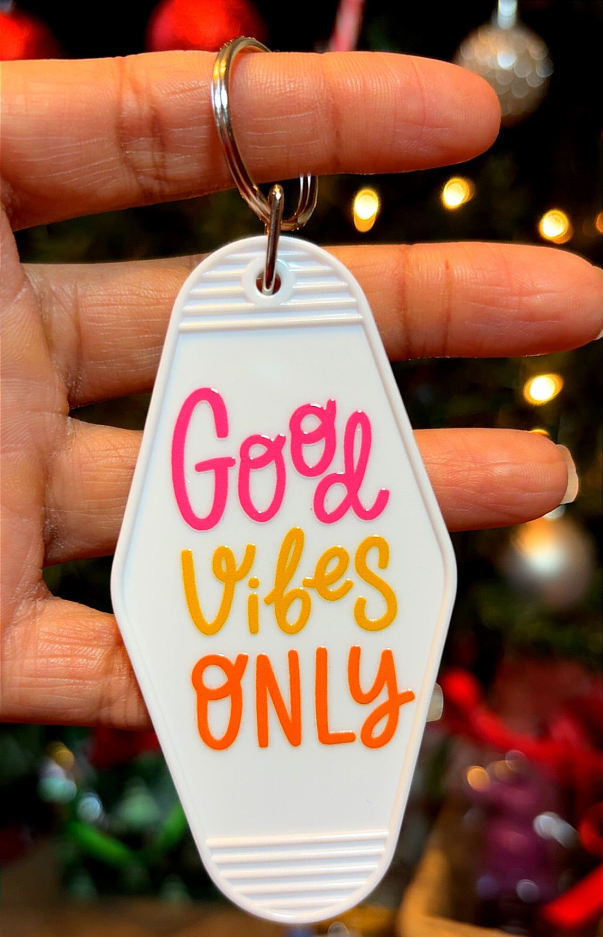 Good Vibes Only Keychain