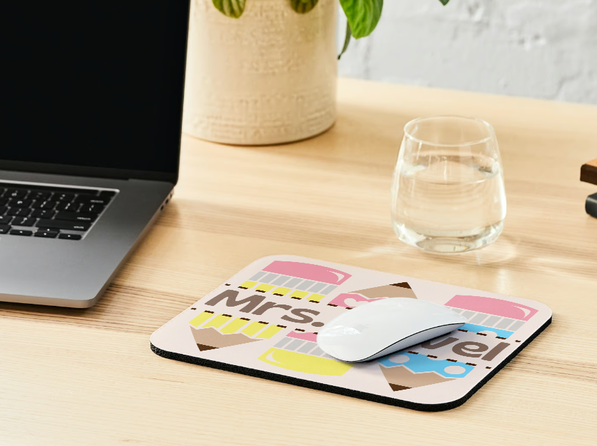 Personalized Pencil Mousepad