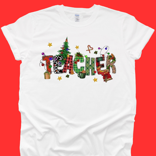 Teacher Christmas T-Shirt