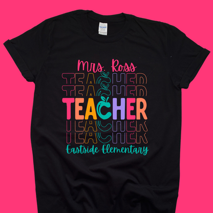 Teacher Stacked T-Shirt