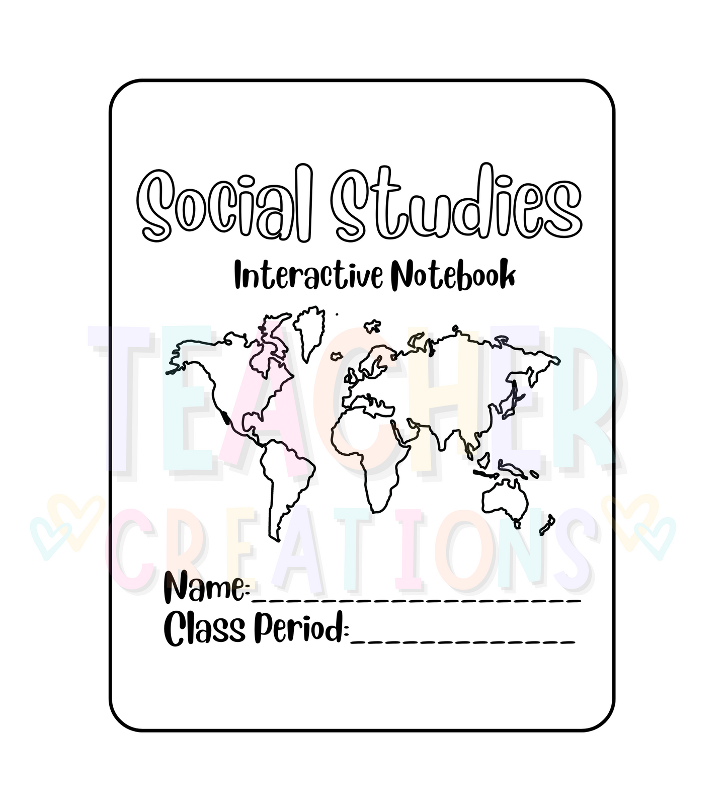 Social Studies Interactive Notebook Templates