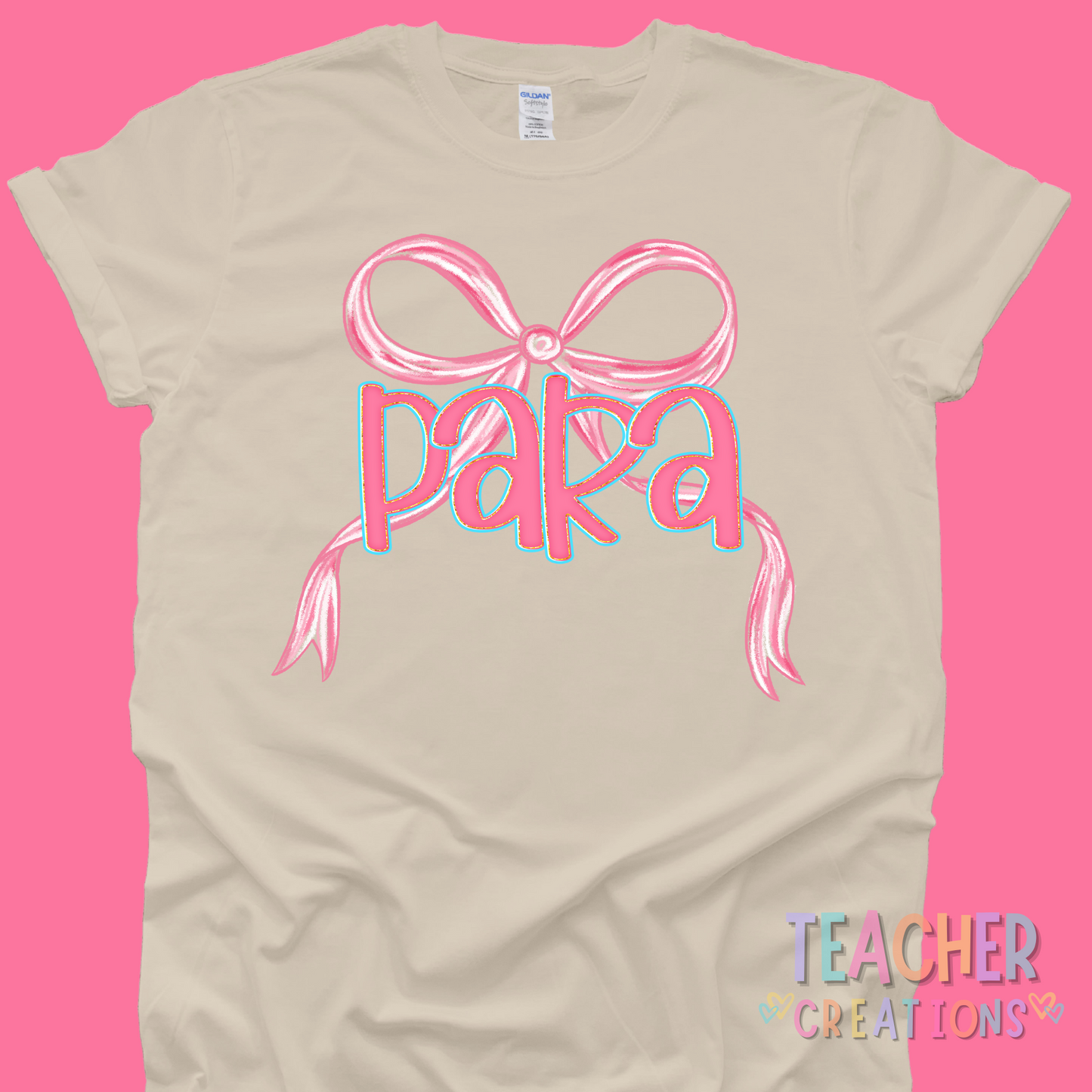 Bow Script Staff Shirt