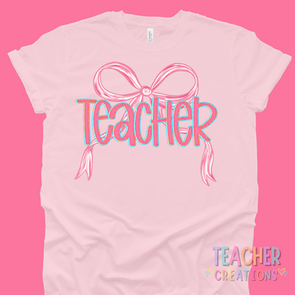 Bow Script Staff Shirt