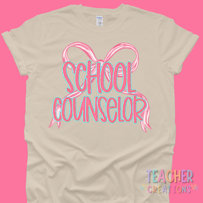 Bow Script Staff Shirt