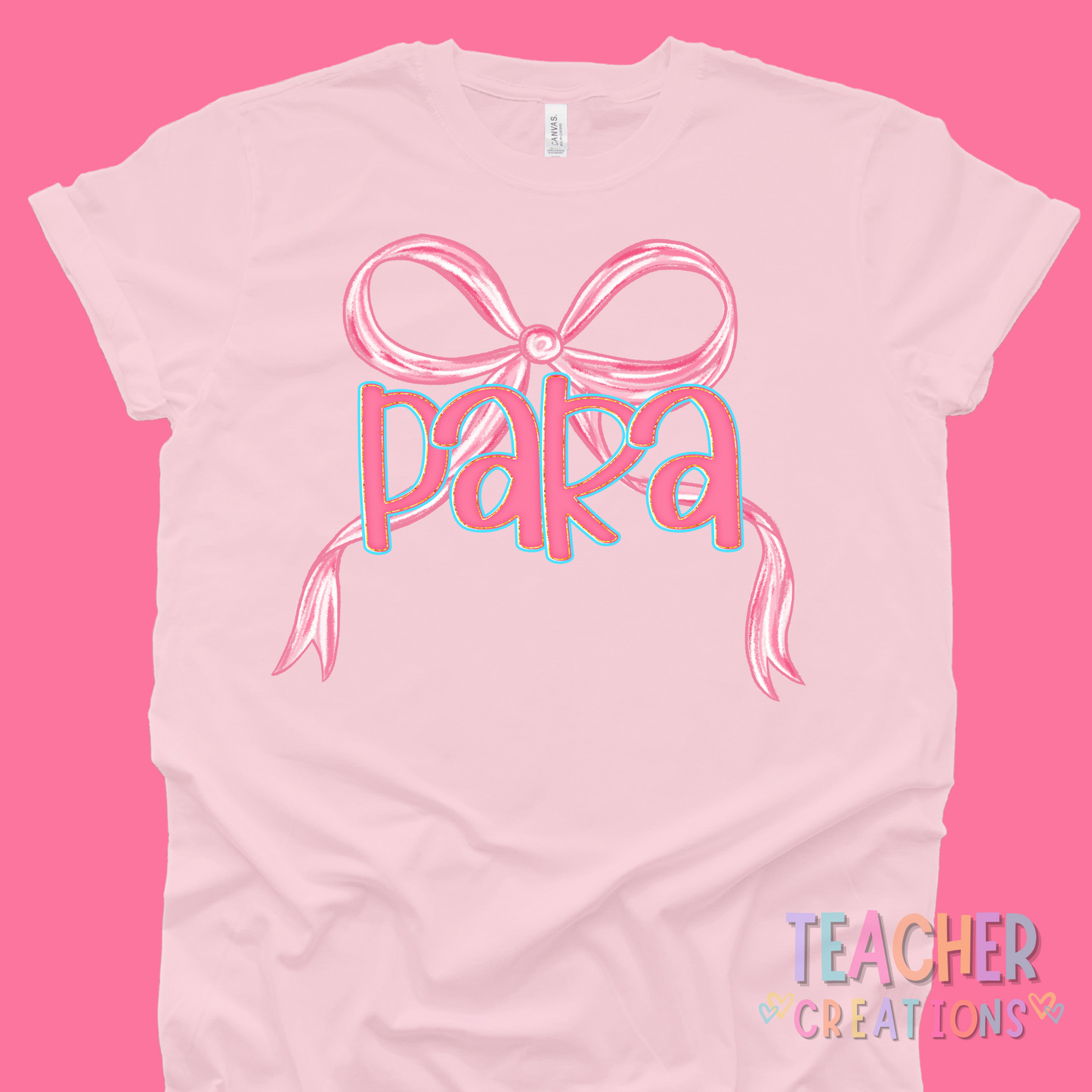 Bow Script Staff Shirt
