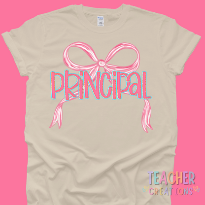 Bow Script Staff Shirt