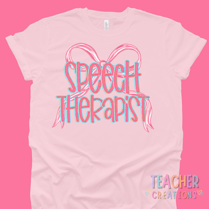 Bow Script Staff Shirt