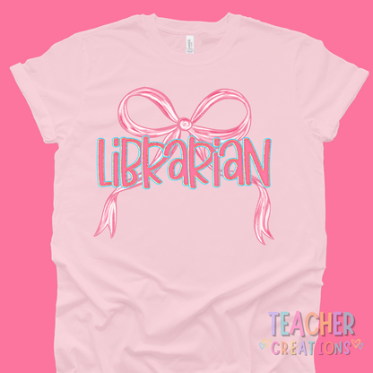Bow Script Staff Shirt