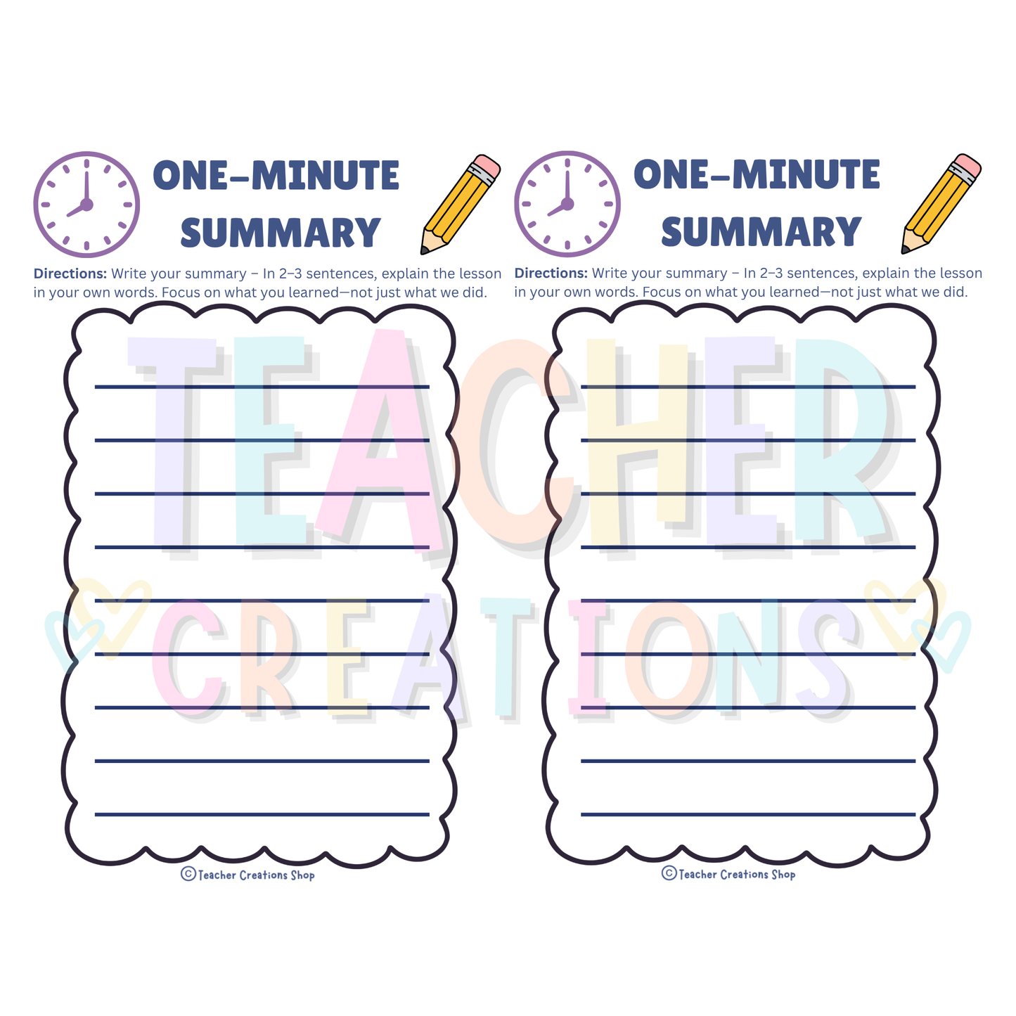 Quick Check Exit Ticket Bundle