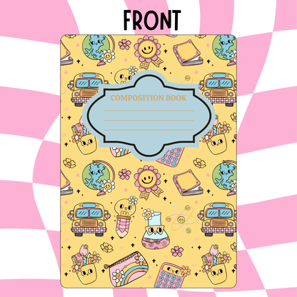School Day Smiles Composition Notebook Cover