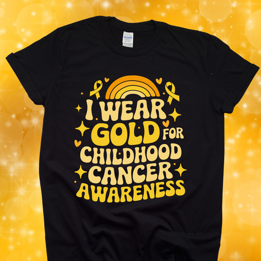 I Wear God Childhood Cancer Awareness