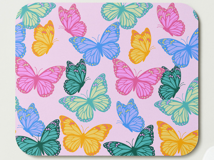 Colorful Butterflies Mousepad