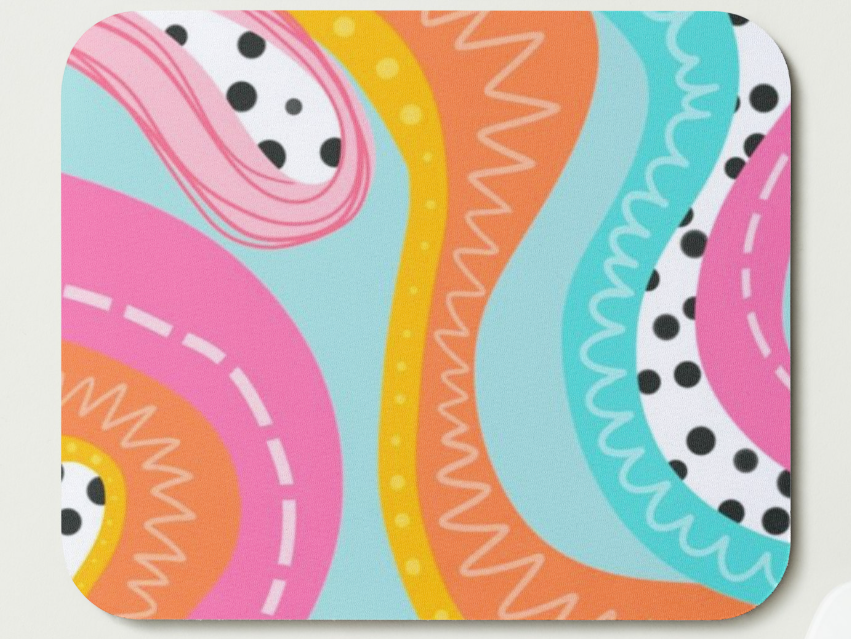 Colorful Stripes Mousepad