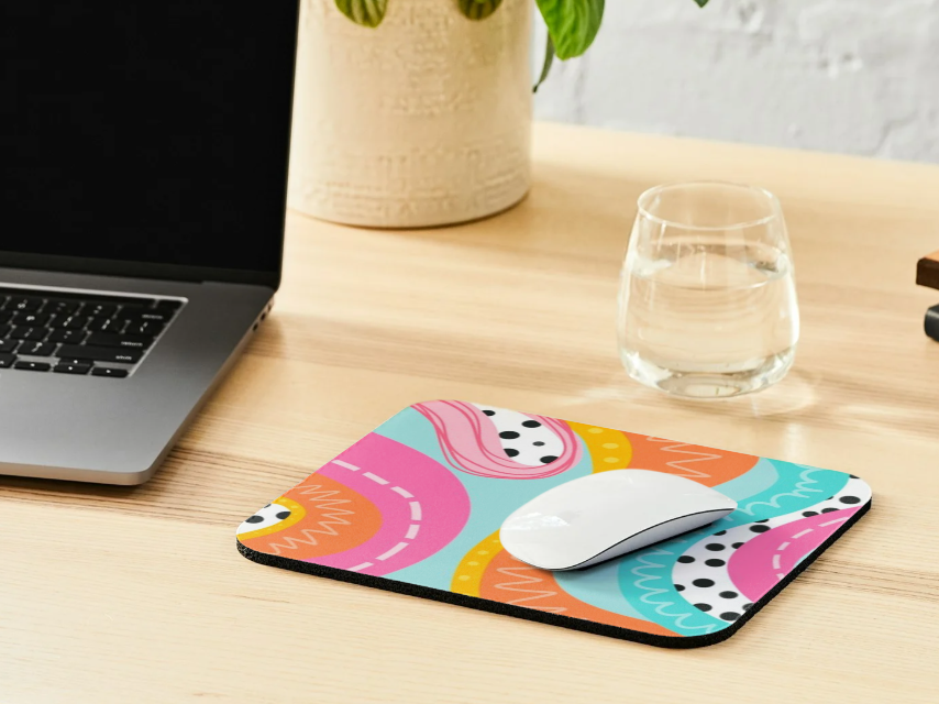 Colorful Stripes Mousepad