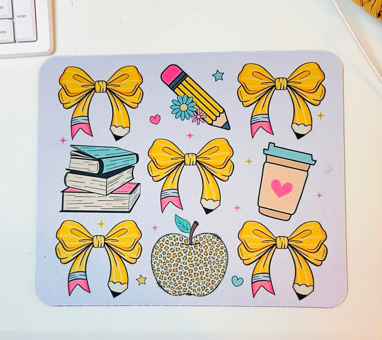 Pencil Bow Mousepad