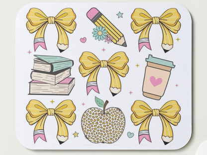 Pencil Bow Mousepad