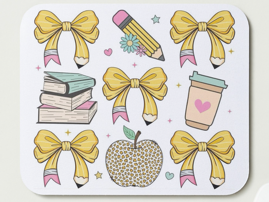 Pencil Bow Mousepad