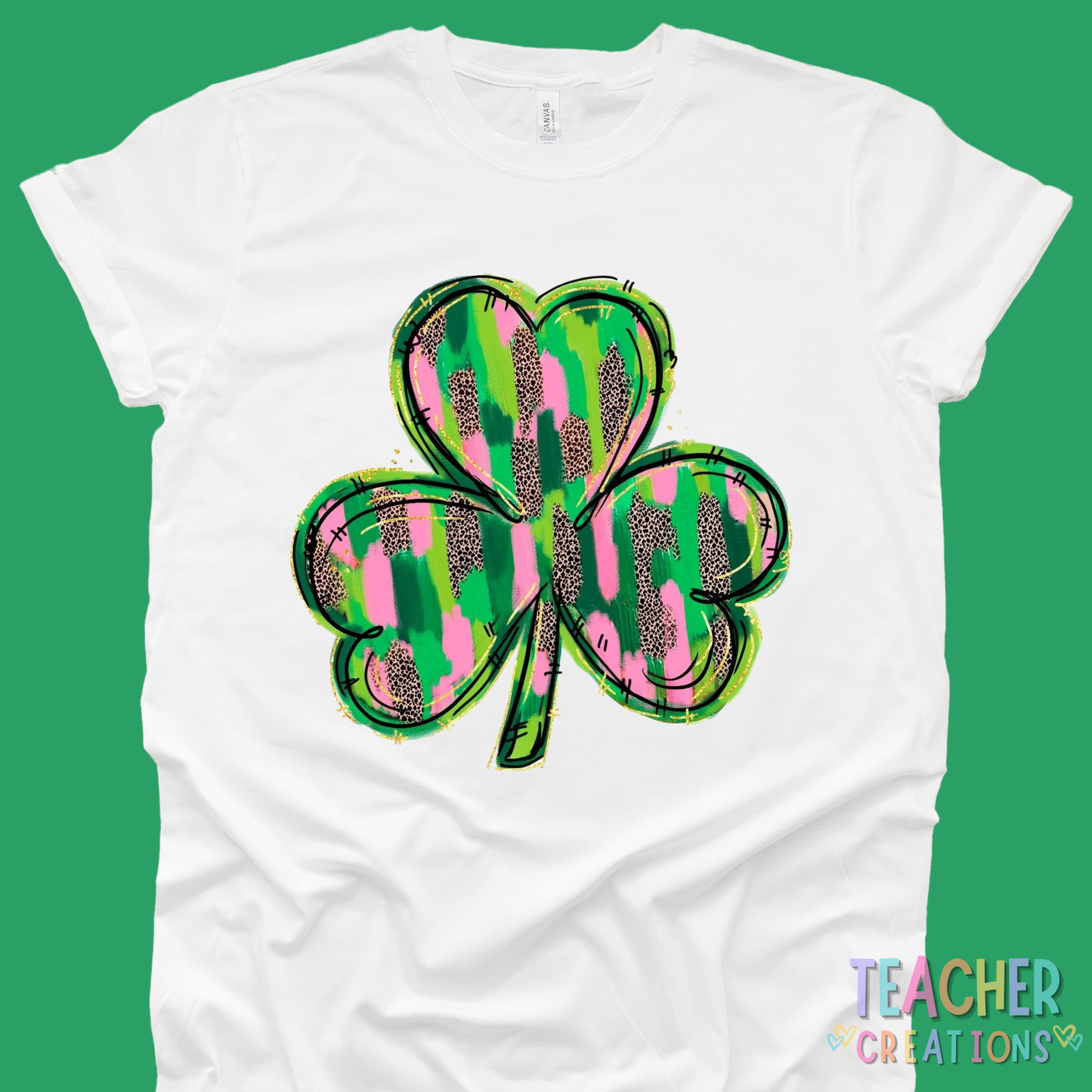 Bold & Lucky Shamrock Tee