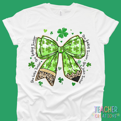 One Lucky Teacher T-Shirt