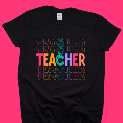 Teacher Stacked T-Shirt