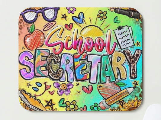 School Secretary Mousepad