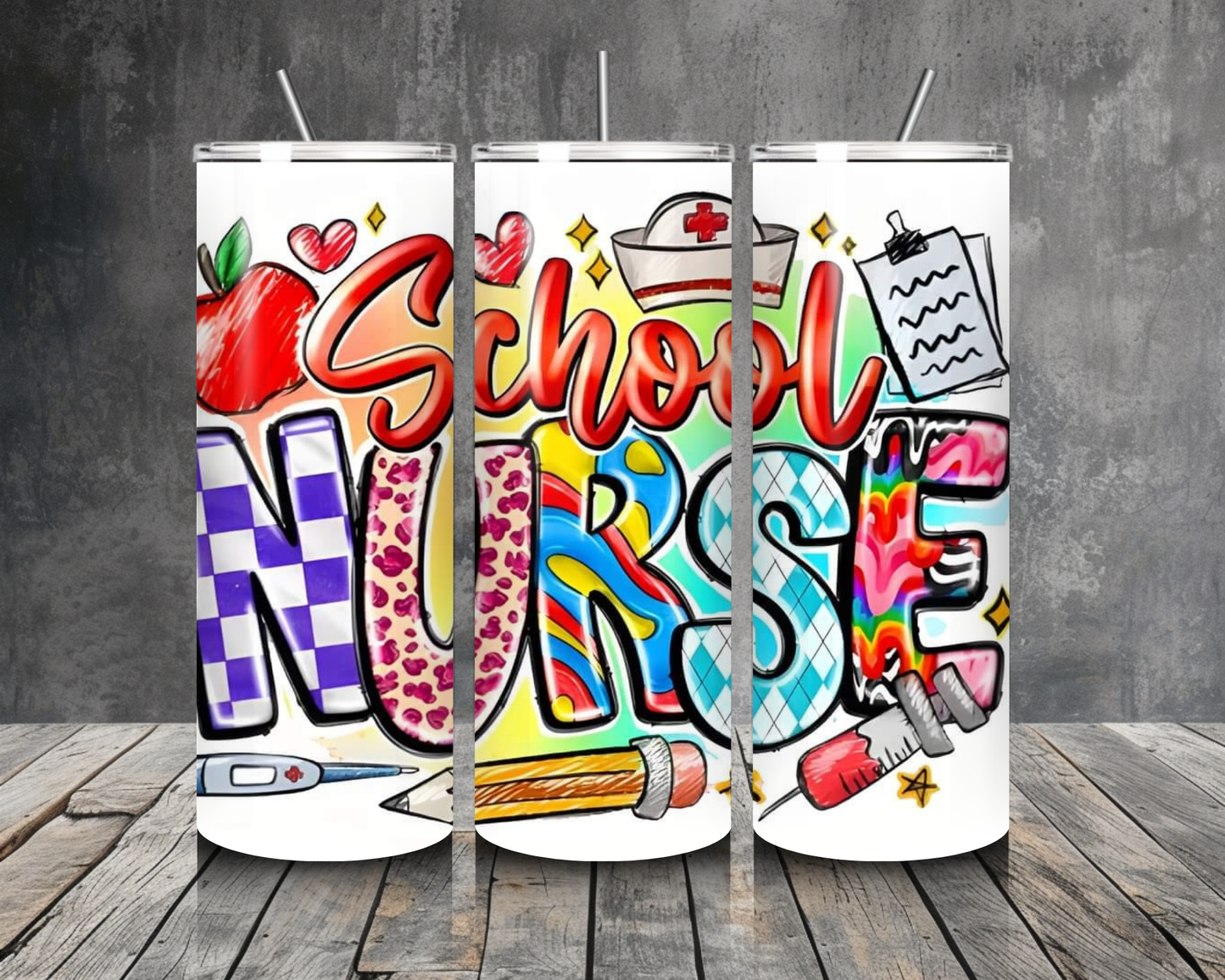 School Nurse Tumbler - Insulated Cup for School Nurses | 20oz